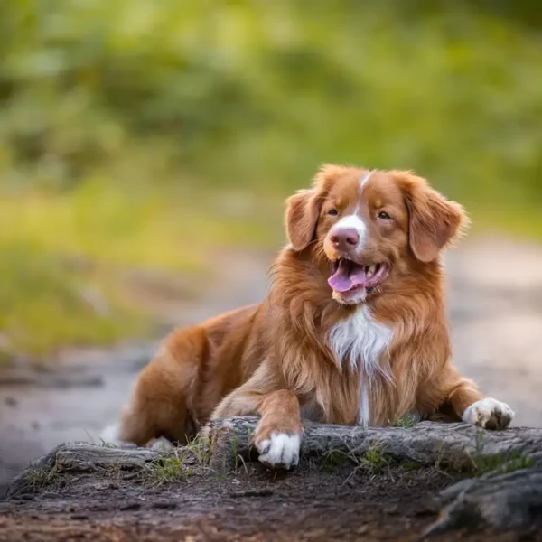 Portret van een Nova Scotia Duck Tolling Retriever